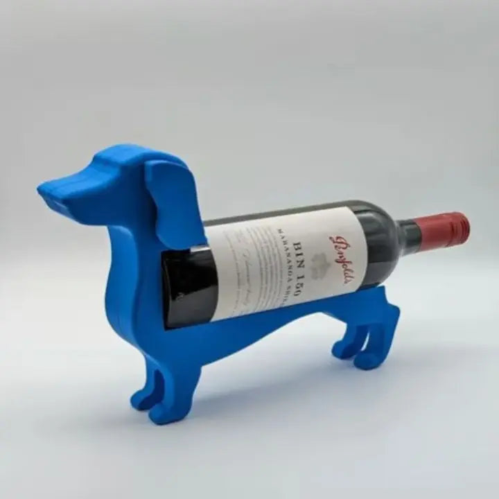 Dachshund vinflaskeholder – Unik, dekorativ vinholder