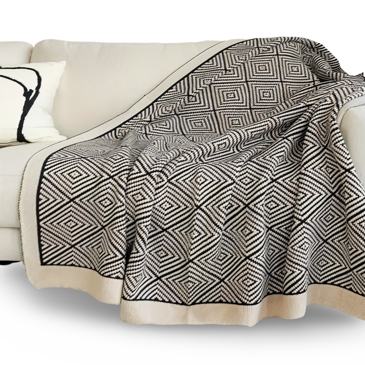 Skanto | GeoComfort Fleece Tepper – Myk, lett polyester med moderne trykk