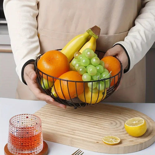 Skanto | Dekorativ Rund Jern Fruktfat