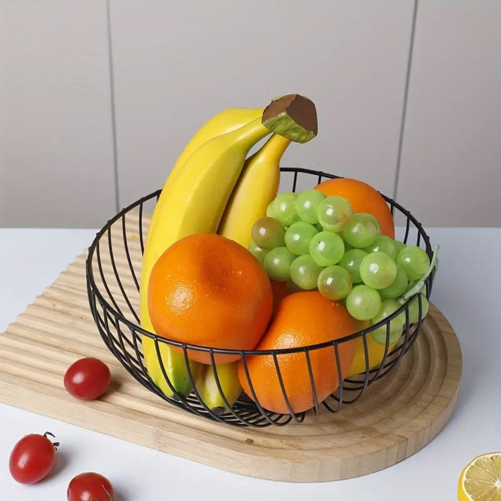 Skanto | Dekorativ Rund Jern Fruktfat