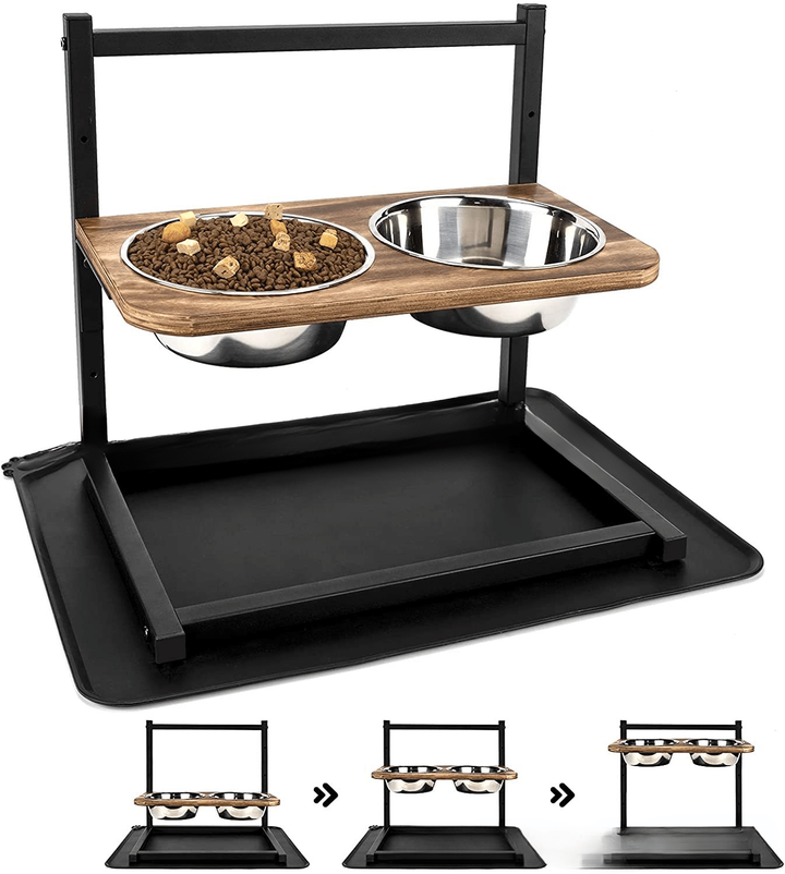 Skanto | SNACKHAVEN MATSTASJON – Ergonomisk matstasjon laget av rustfritt stål for store og mellomstore hunder