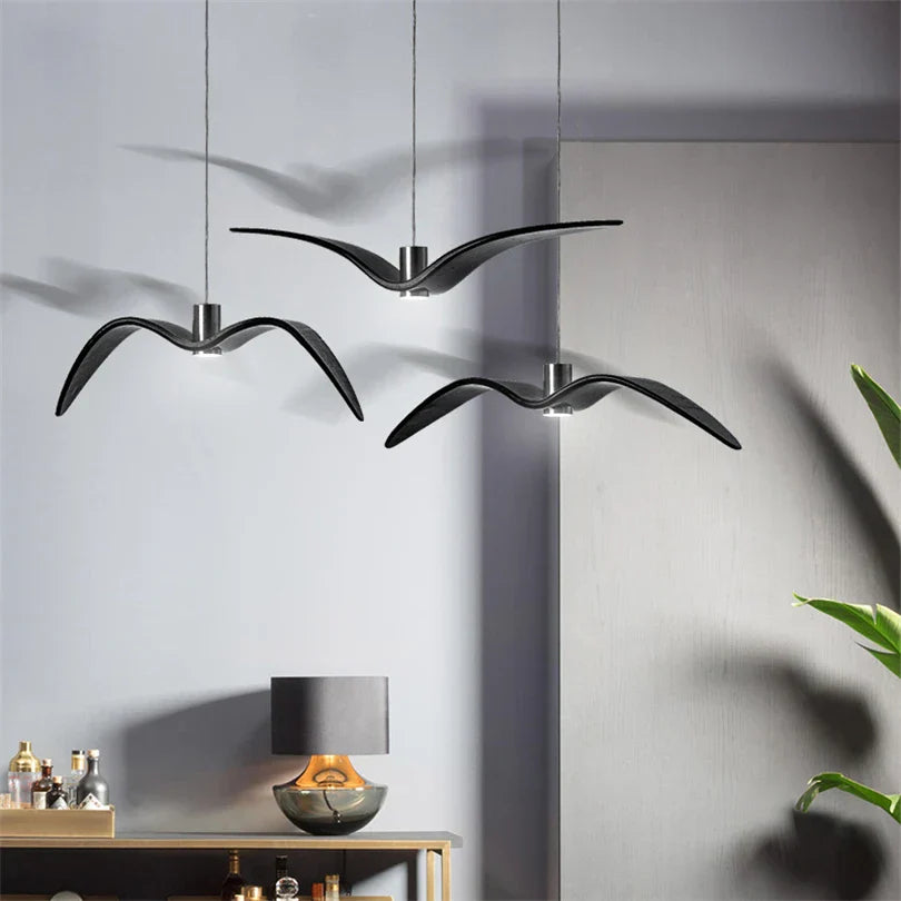 Moderne Designer Fugl Lys – Kreativ Pendellampe for Stue eller Spiserom | Skanto