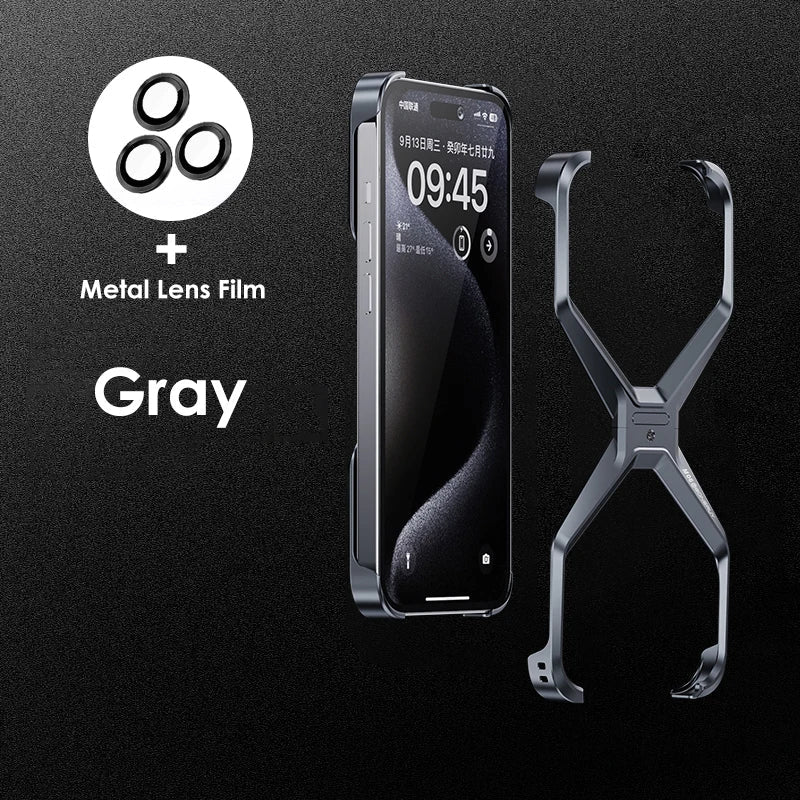 Skanto | Avtagbart Metall Kjølig Legering iPhone-deksler