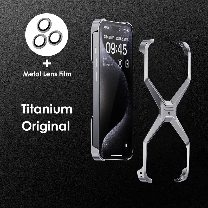 Skanto | Avtagbart Metall Kjølig Legering iPhone-deksler