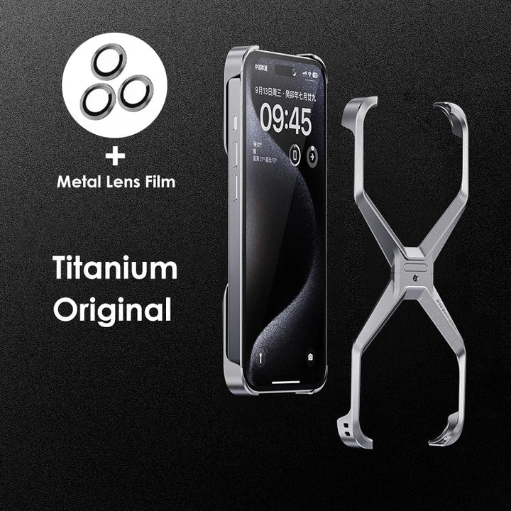 Skanto | Avtagbart Metall Kjølig Legering iPhone-deksler