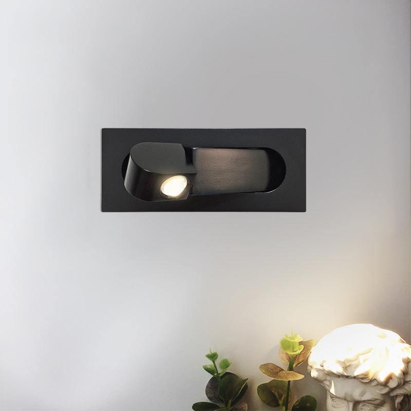 Norvo | LED Nattbordslampe LUMEVIA | 3 Lysfarger | Aluminiumlegering | Ø19 cm x H8 cm | Med Trykknapp