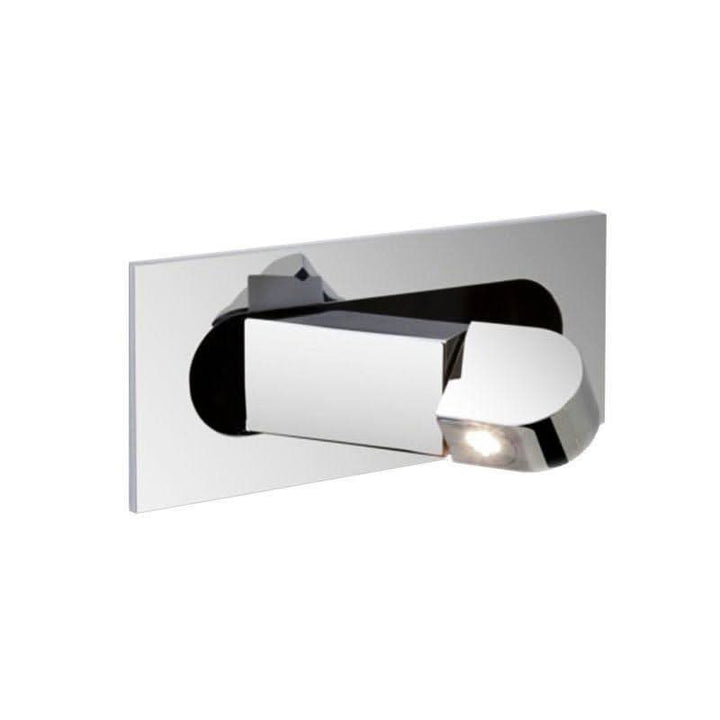 Verstellbare LED-Wandleseleuchte am Bett