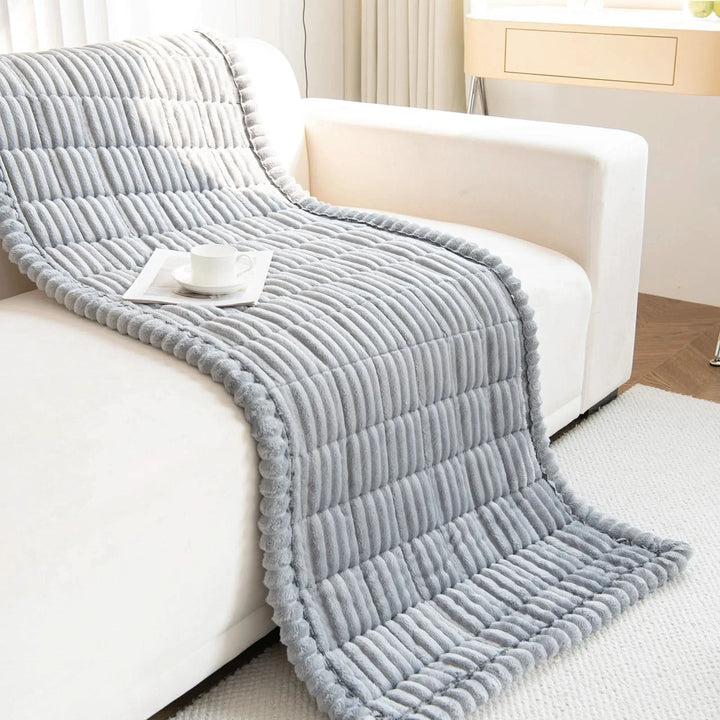 Skanto | WarmHaven - Premium-Jacquard-sofa trekk for helårs komfort