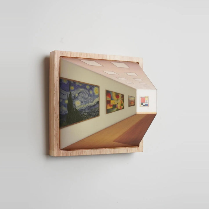 Skanto | DimenLamp - 3D LED Lampe - Moderne Veggdekorasjon - Unik Gaveidé