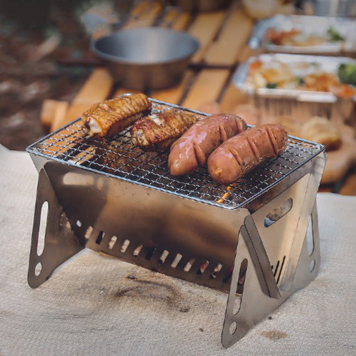 Skanto | Rustfritt stål sammenleggbart grill