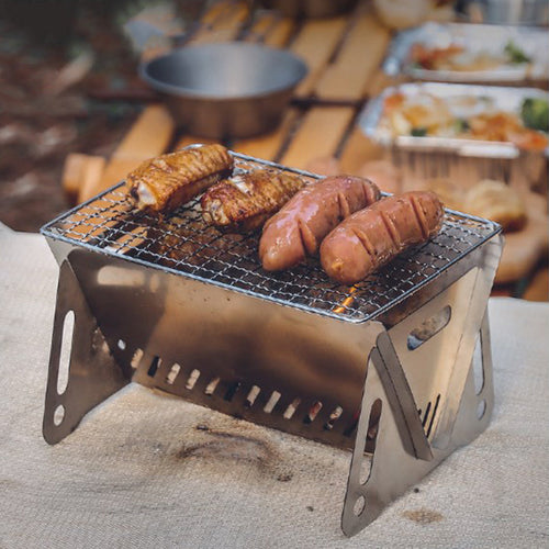 Skanto | Rustfritt stål sammenleggbart grill
