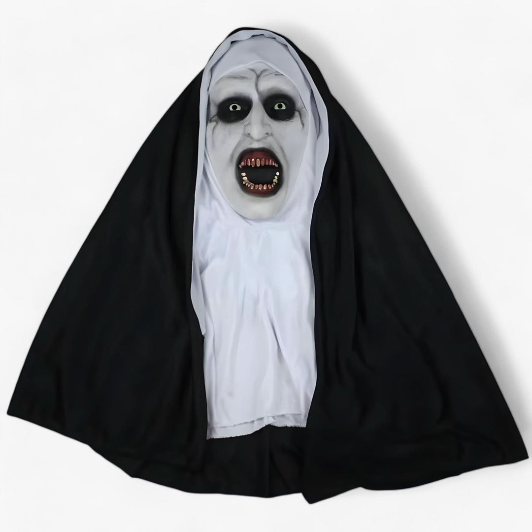 Skanto | Raven | LED Nonne Maske - Skummel Halloween Utseende