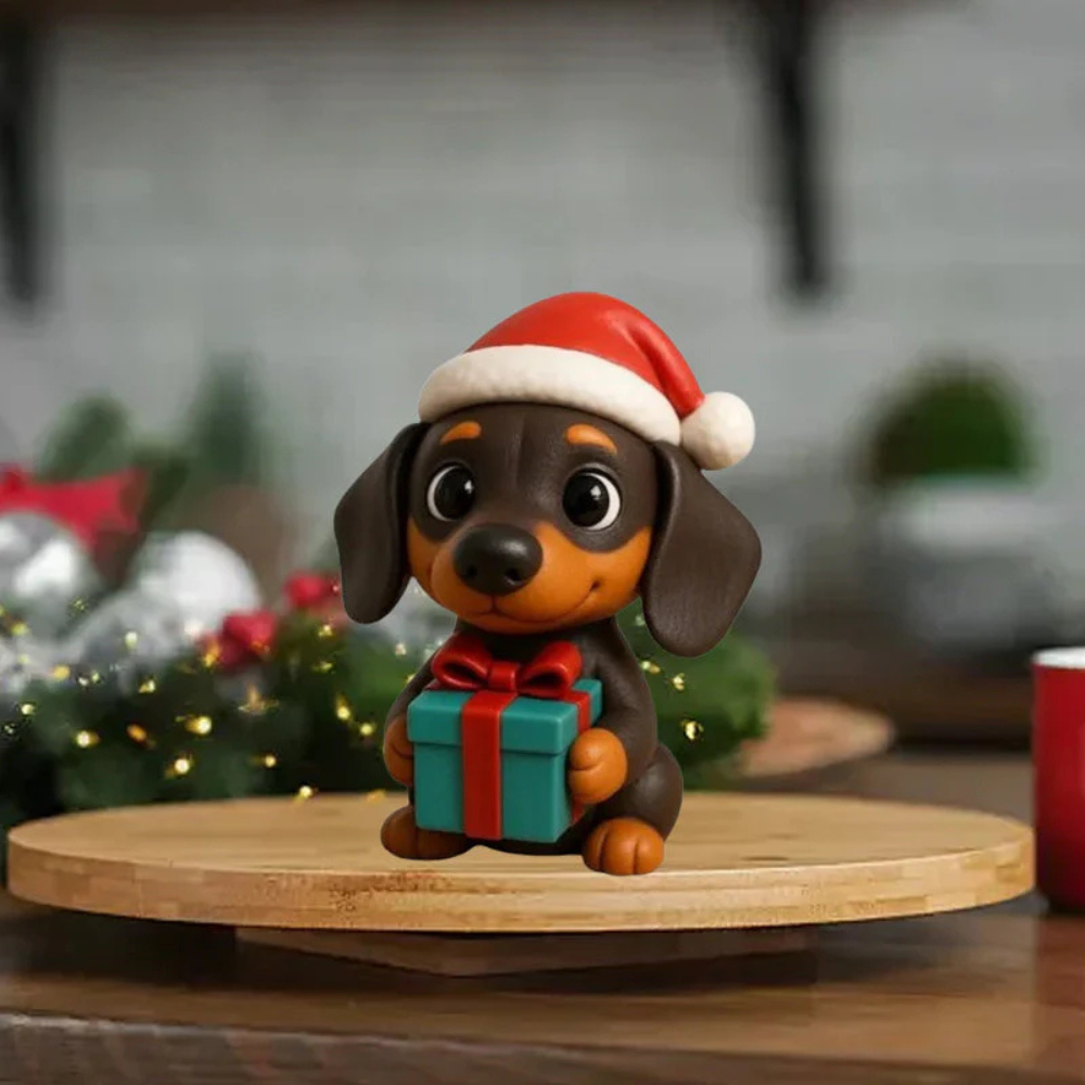 Skanto | Hund Advent Calendar Julegave Samlefigurer Sett
