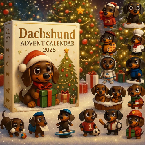 Skanto | Hund Advent Calendar Julegave Samlefigurer Sett