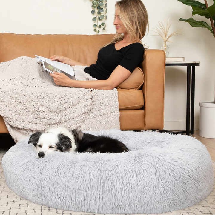 Skanto | Hund Beroligende Seng Myk Pluss Angstlindring Kosedyr Pute