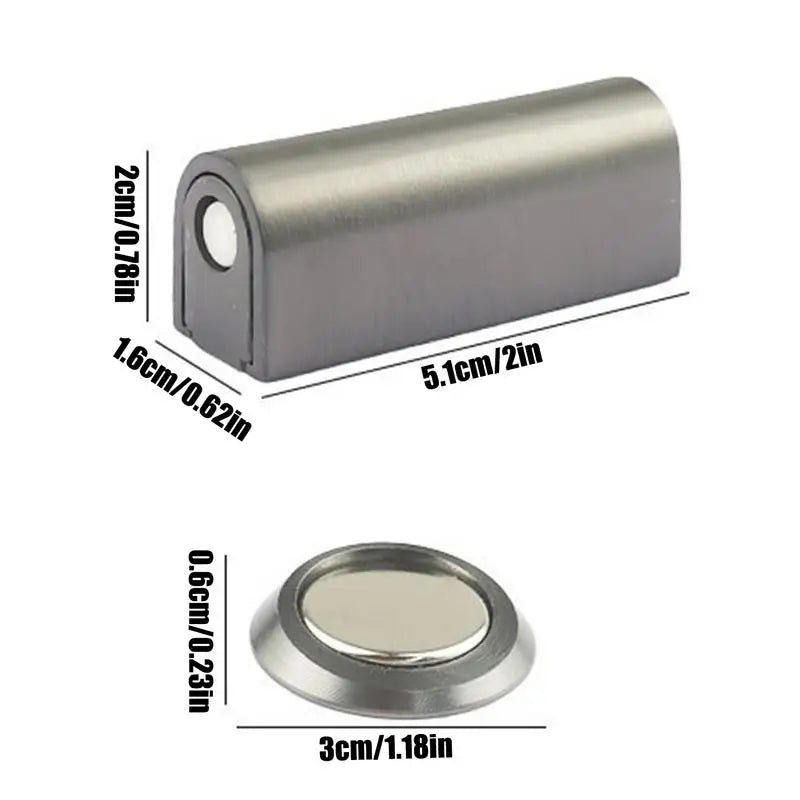 Magnetisk dørstopper laget av rustfritt stål Skanto