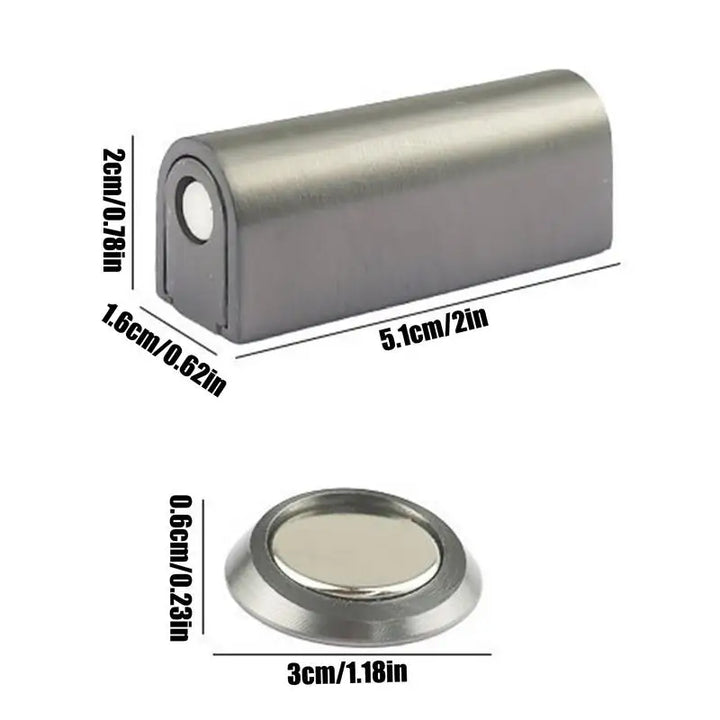 Magnetisk dørstopper laget av rustfritt stål Skanto