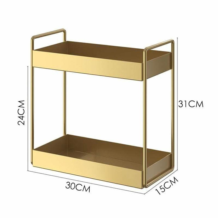 Skanto | LUXTRAY – Luksuriøs Metall Organizer Fat