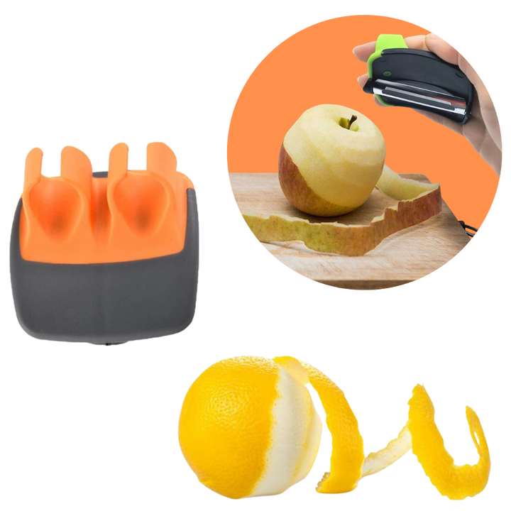 Dobbelfinger frukt og grønnsaksskreller