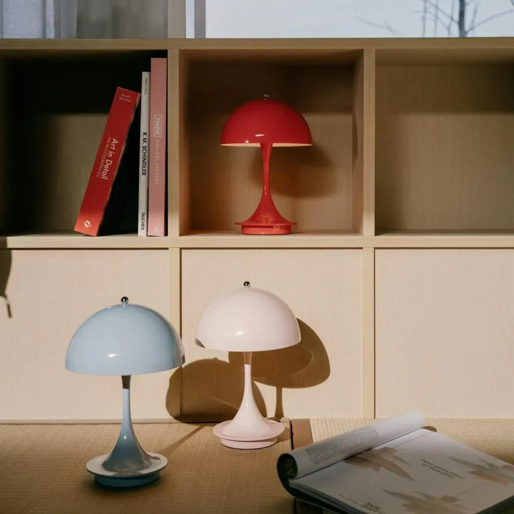 GarduruLED Oppladbar Bordlampe | Trådløs | Atmosfærisk Lys for Stue & Soverom
