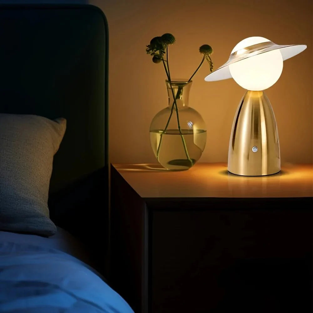 Skanto | LumeVibe - USB LED Lampe - Moderne design - Berøringsdimmer - Skrivebord og soverom