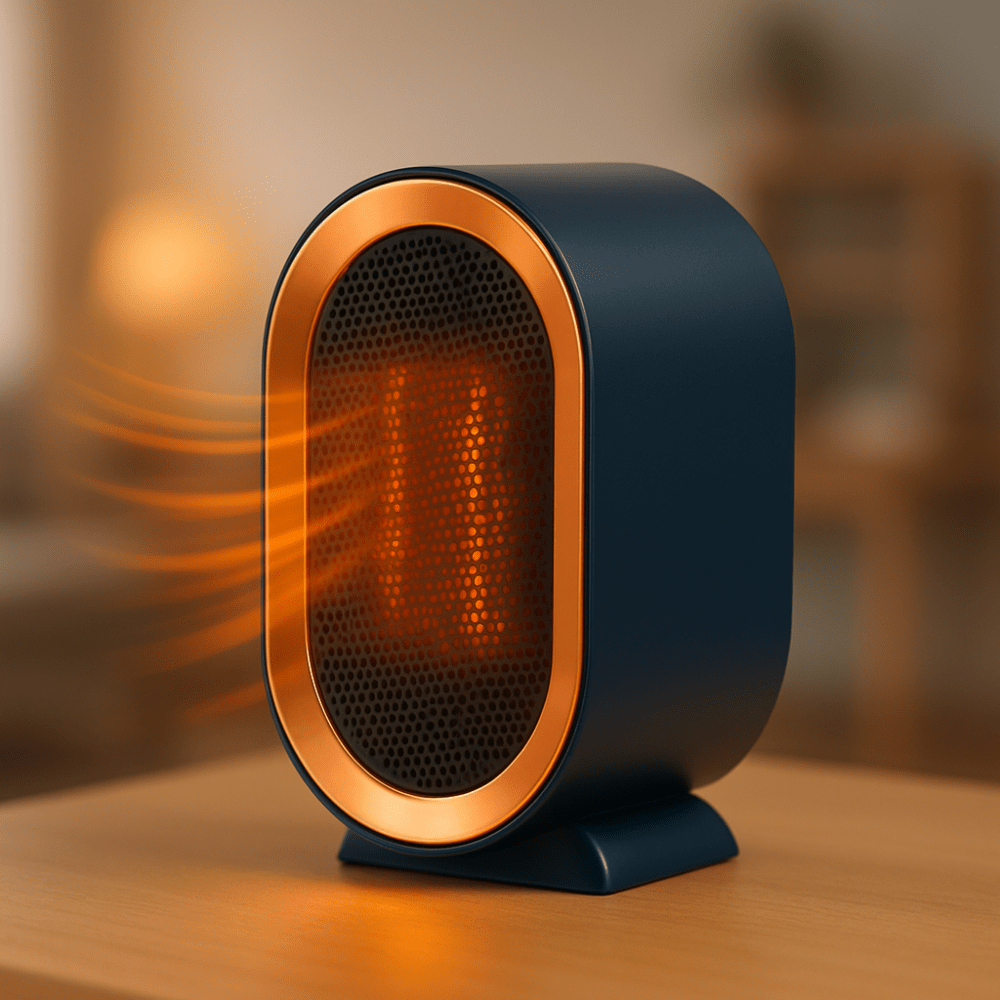 Skanto | HeatMate bærbar keramisk varmeovn – energieffektiv romoppvarming med stille drift
