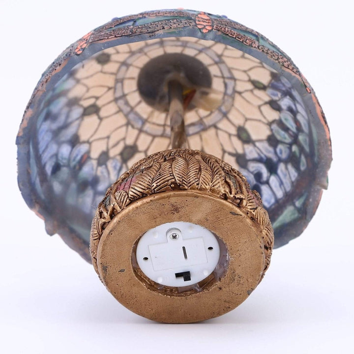 Vintage-Dragonfly-Lampe - Floral Eleganse og Mykhet | Skanto