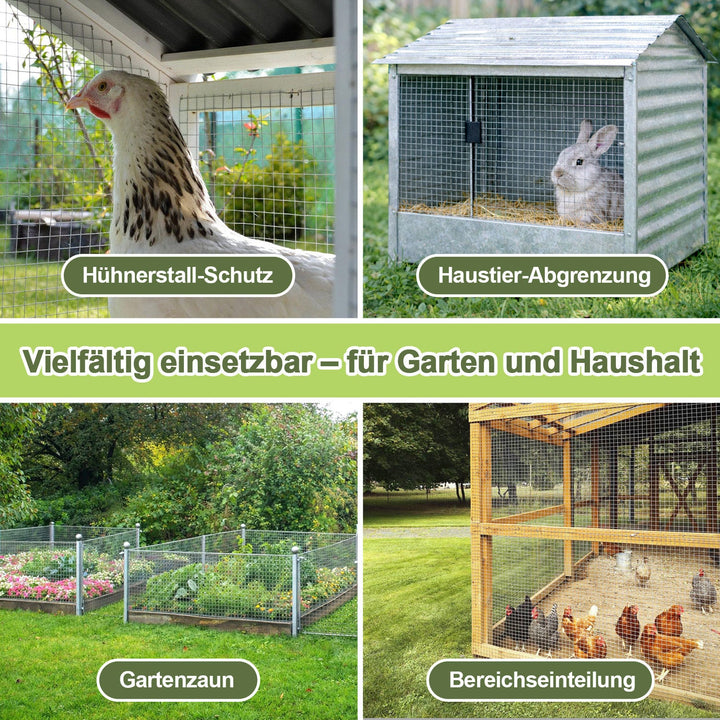 Trådgitter Galvanisert 5m/10m Burtråd Molemesh | Skanto