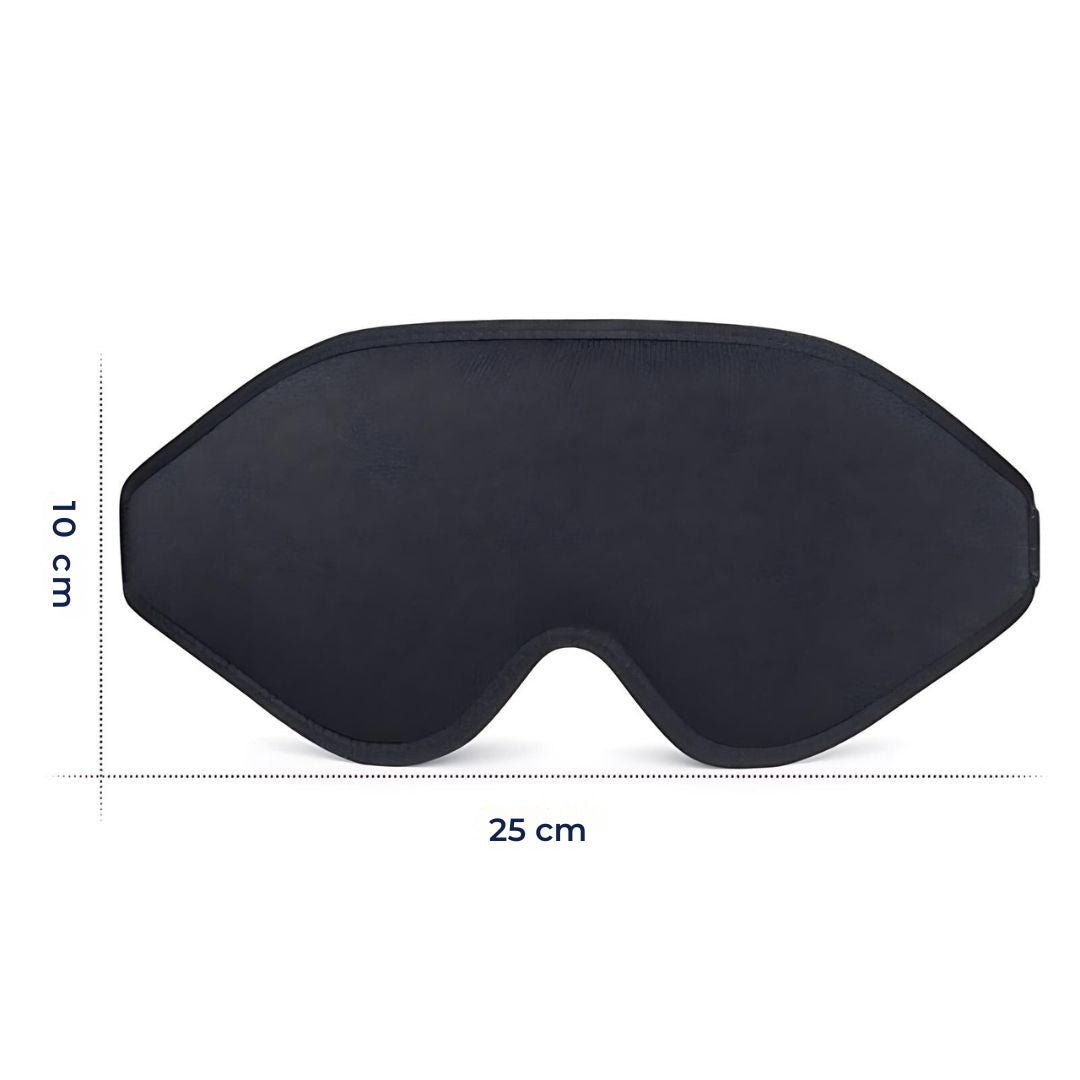 DreamSeal 3D Søvn Øyemasker | Lysblokkerende Maske - Søvn Blindfold - for Reiser - Meditasjon - Insomni - Dyp Søvn - Justerbar Stropp Skanto