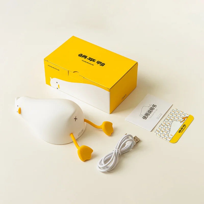 Skanto | QuackyGlow LED And Mood Light | Morsom Nattlampe | LED Dekorasjon for Hjem & Barnerom