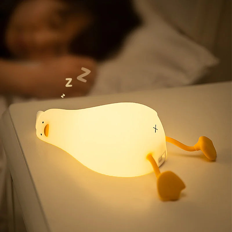 Skanto | QuackyGlow LED And Mood Light | Morsom Nattlampe | LED Dekorasjon for Hjem & Barnerom