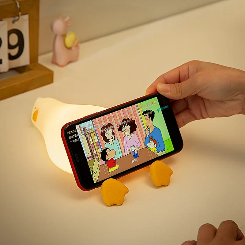 Skanto | QuackyGlow LED And Mood Light | Morsom Nattlampe | LED Dekorasjon for Hjem & Barnerom