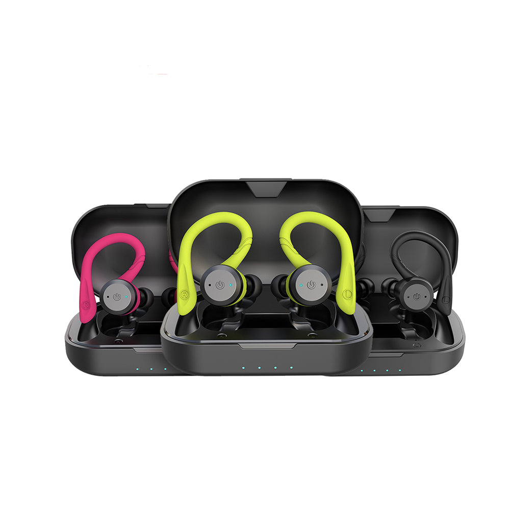 Wasserdichte AudioActive Sport-Ohrhörer – 20 Stunden Wiedergabezeit og Bluetooth