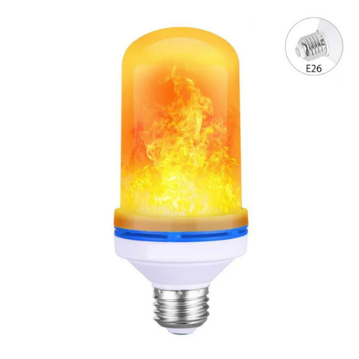 Skanto | FlameGlow LED Lampe – Flammende Effekt for en Varm og Koselig Atmosfære