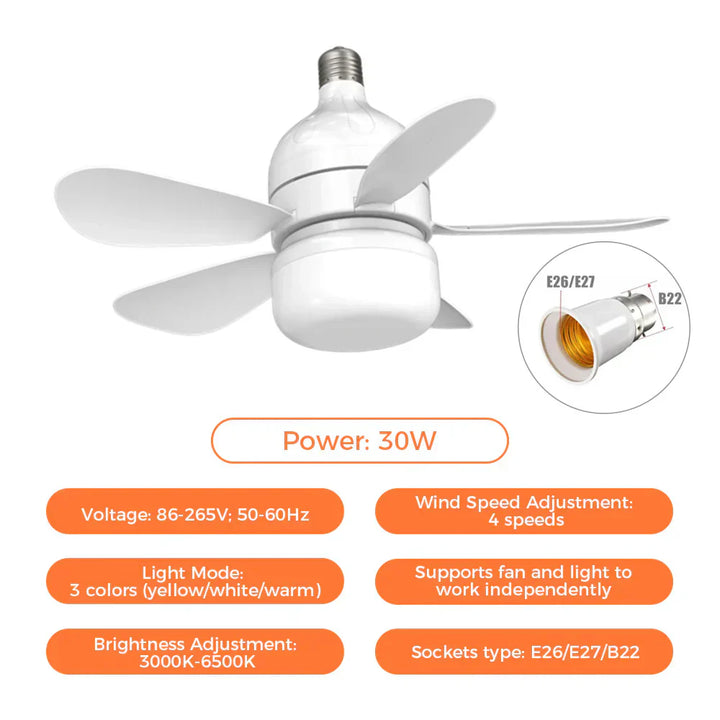 Takvifte med LED-lampe | Skanto