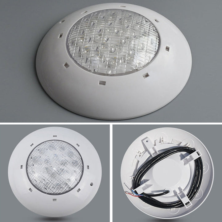 Skanto | 18x3W ABS plastbassengvegglampe undervannsbelysning (Hvit)