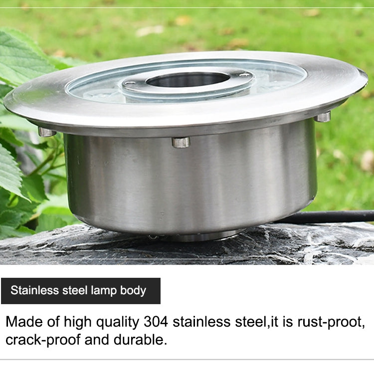 Norvo | 6W Landskap Fargeforandringsring LED Aluminiumlegering Undervannsfontenelys (Fargeforandring)