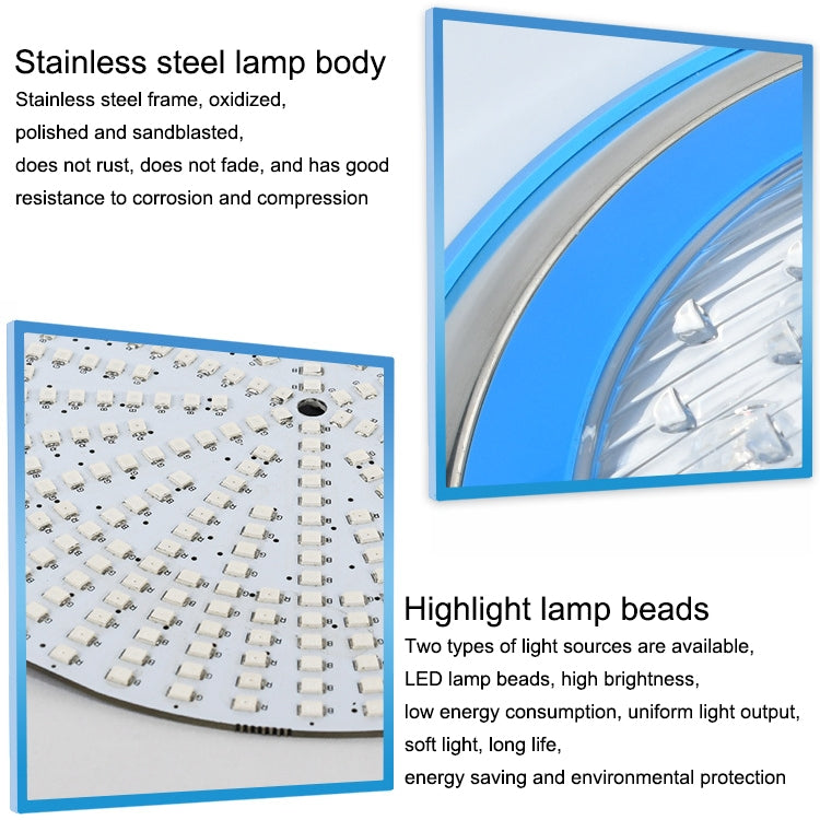Skanto | 18W LED Rustfritt Stål Veggmontert Svømmebelysning Landskaps Underwater Light (Fargerik Lys)