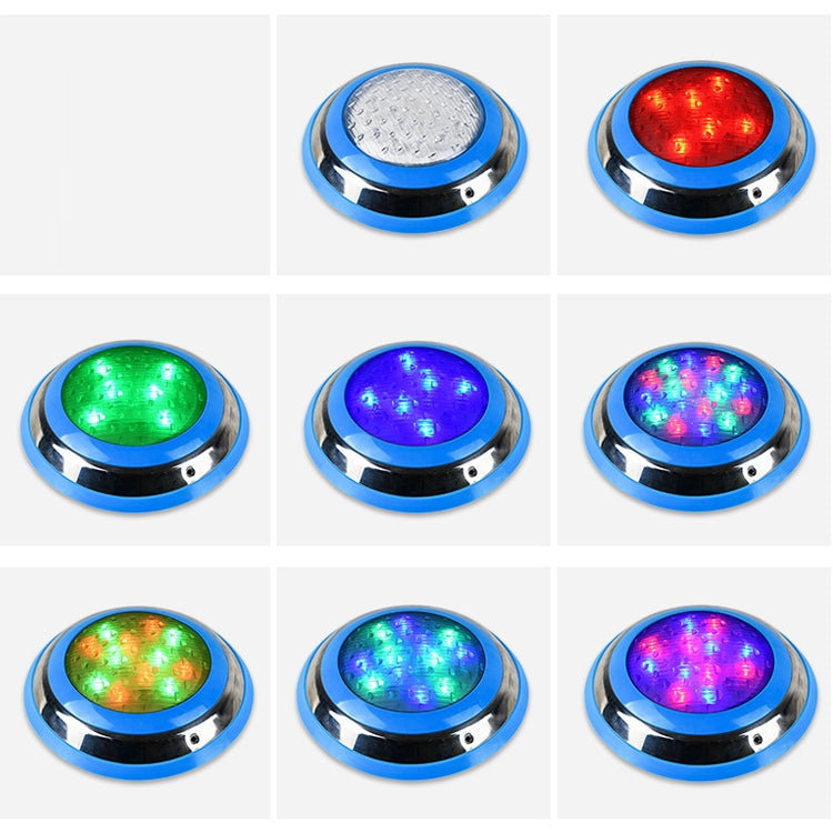 Skanto | 18W LED Rustfritt Stål Veggmontert Svømmebelysning Landskaps Underwater Light (Fargerik Lys)