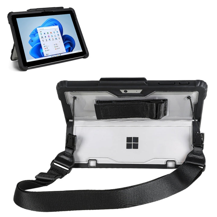 Skanto | For MicroSoft Surface Pro 4 / 5 / 6 / 7 / 7+ Akryll gjennomsiktig hånd- og skulderstropp laptop etui