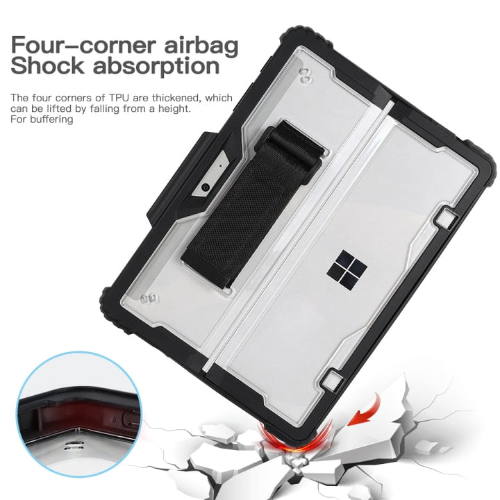 Skanto | For MicroSoft Surface Pro 4 / 5 / 6 / 7 / 7+ Akryll gjennomsiktig hånd- og skulderstropp laptop etui