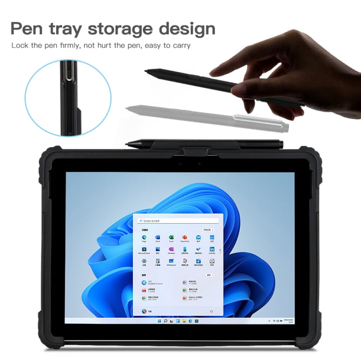 Skanto | For MicroSoft Surface Pro 4 / 5 / 6 / 7 / 7+ Akryll gjennomsiktig hånd- og skulderstropp laptop etui