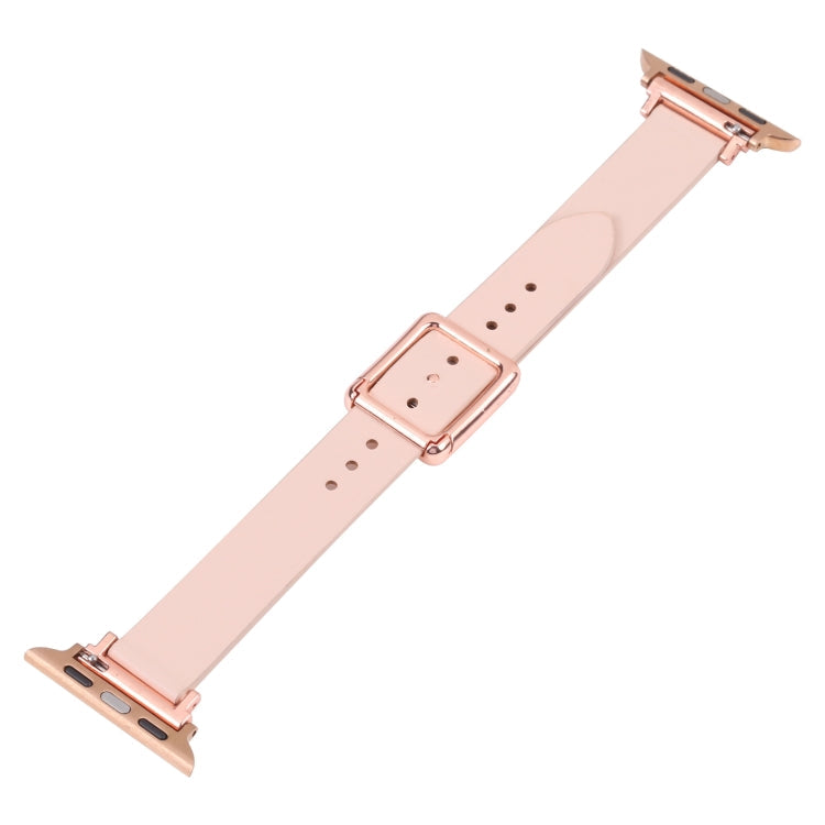 Skanto | Frerndorf | Magnetisk Roségull Firkantet Spenne Klokke Rem for Apple Watch Series 9&8&7 41mm / SE 3&SE 2&6&SE&5&4 40mm / 3&2&1 38mm (Midnatt Blå)