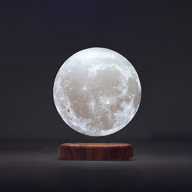 Skanto | Flytende Magnetisk Måne Lampe med 3D Utskrift og LED Belysning