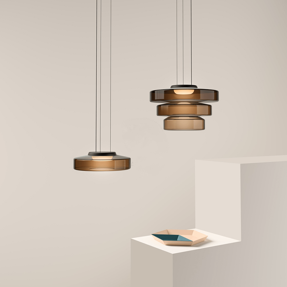 Skanto | Modern Glass Pendant Lamp in Bauhaus Style - AuroraSphere