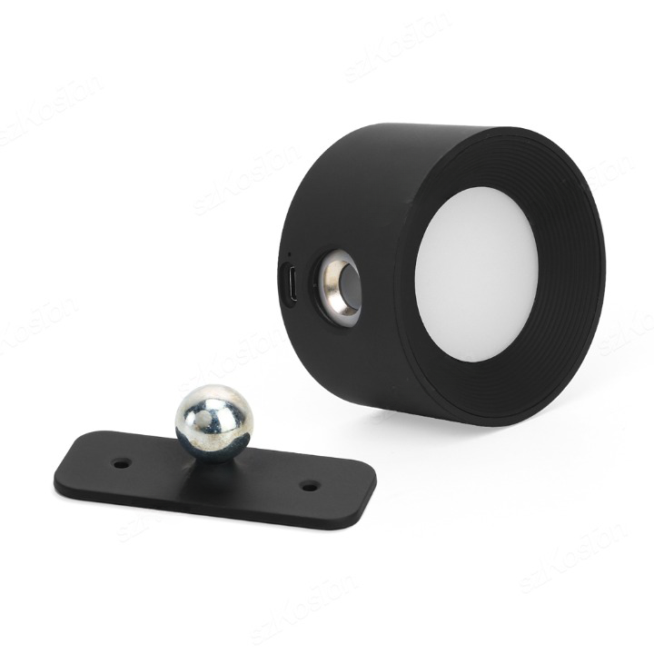 Skanto | Spotlight Trådlampe - 360° Rotasjon, Dimmbar, Oppladbar Vegglampe