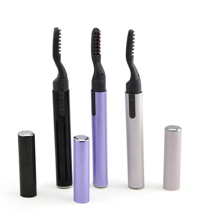 Skanto | IcoolGadget Bærbar Pen Stil Elektrisk Perm Varme Øyenvippe Krøller Langvarig Øyenvippe Krøll Makeup Krølling Sett For Kvinner BTZ1