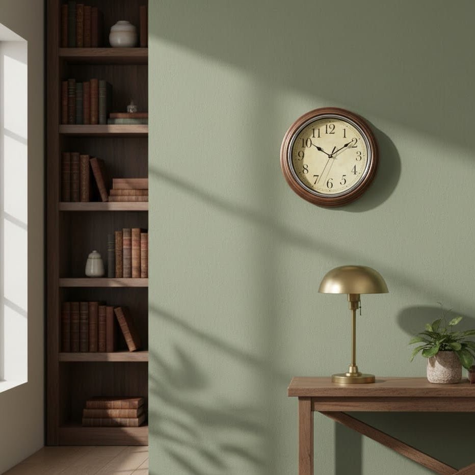 Skanto | Tid_løs veggklokke med elegant design