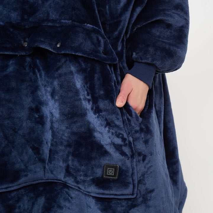 Skanto | USB oppvarmet teppe hoodie for intens varme