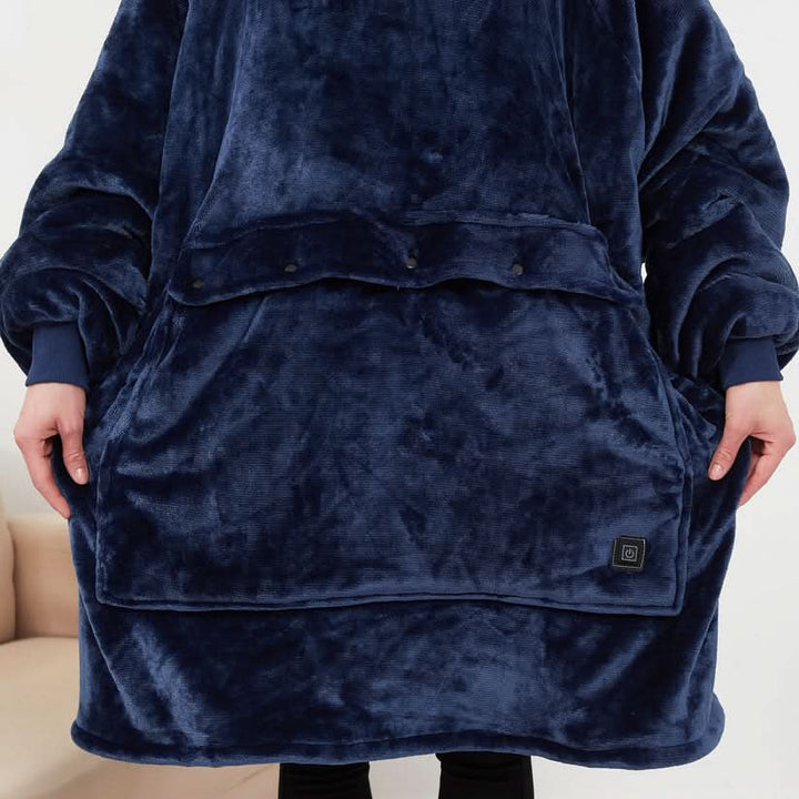 Skanto | USB oppvarmet teppe hoodie for intens varme